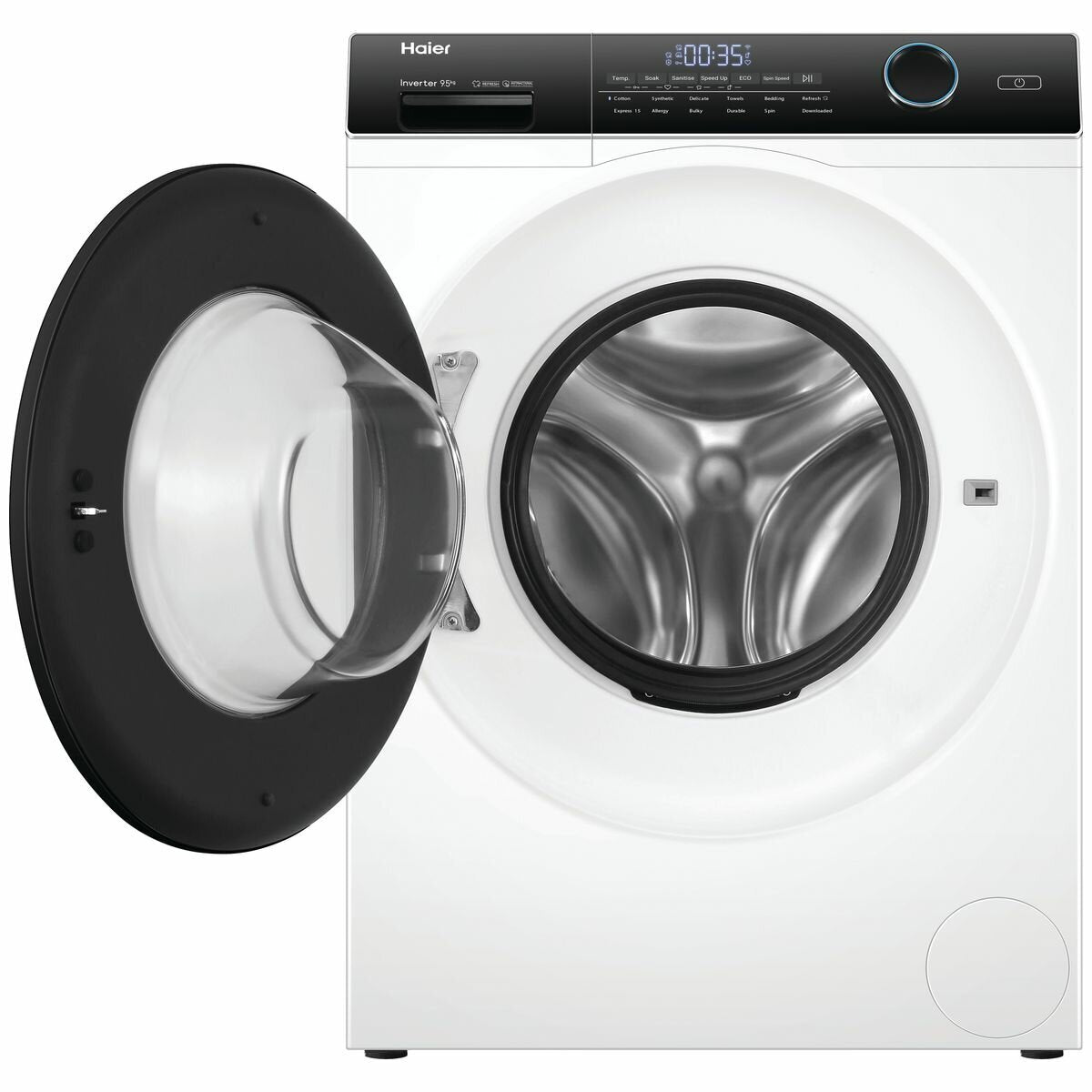 Haier 500 Series 9.5kg Front Load Washing Machine with Steam Function HWF95AN1 - Perfect for Small Apartments & Energy-Efficient Laundry