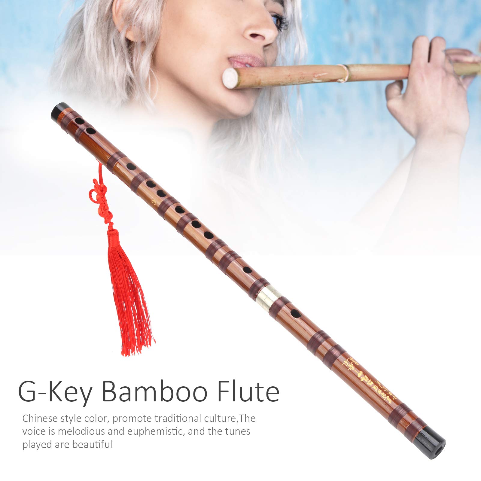 Bamboo Flute & Wooden Dry Bitter Flute Set - Traditional Orchestra Instruments with Storage Box ZD-02 | Adult Wooden Flutes for Beginners & Professionals | Perfect for Meditation, Music Practice & Cultural Performances