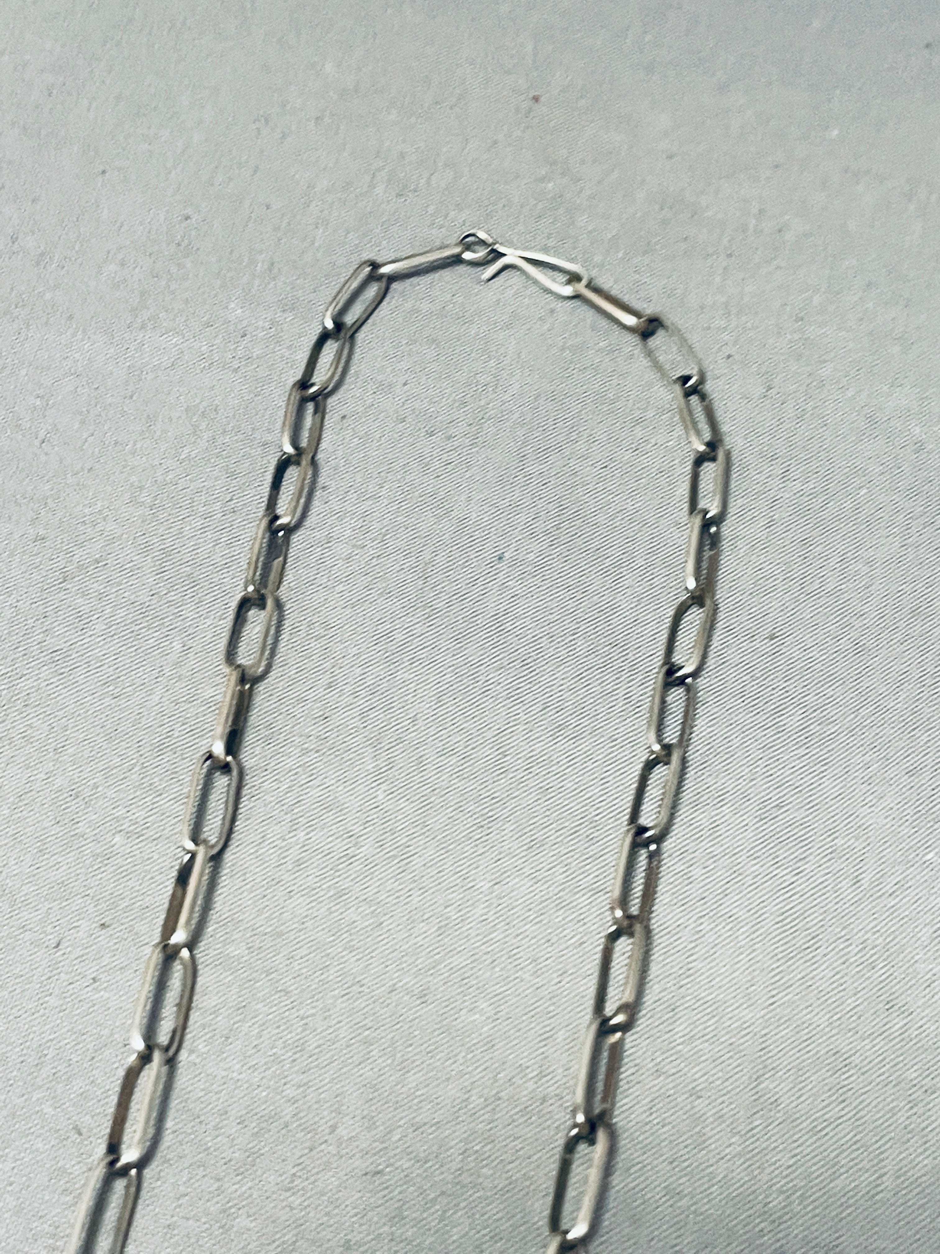 Authentic Navajo Sterling Silver Bear Necklace with Rare Turquoise - 148g Handcrafted Native American Jewelry for Women, Perfect for Cultural Events & Boho Fashion