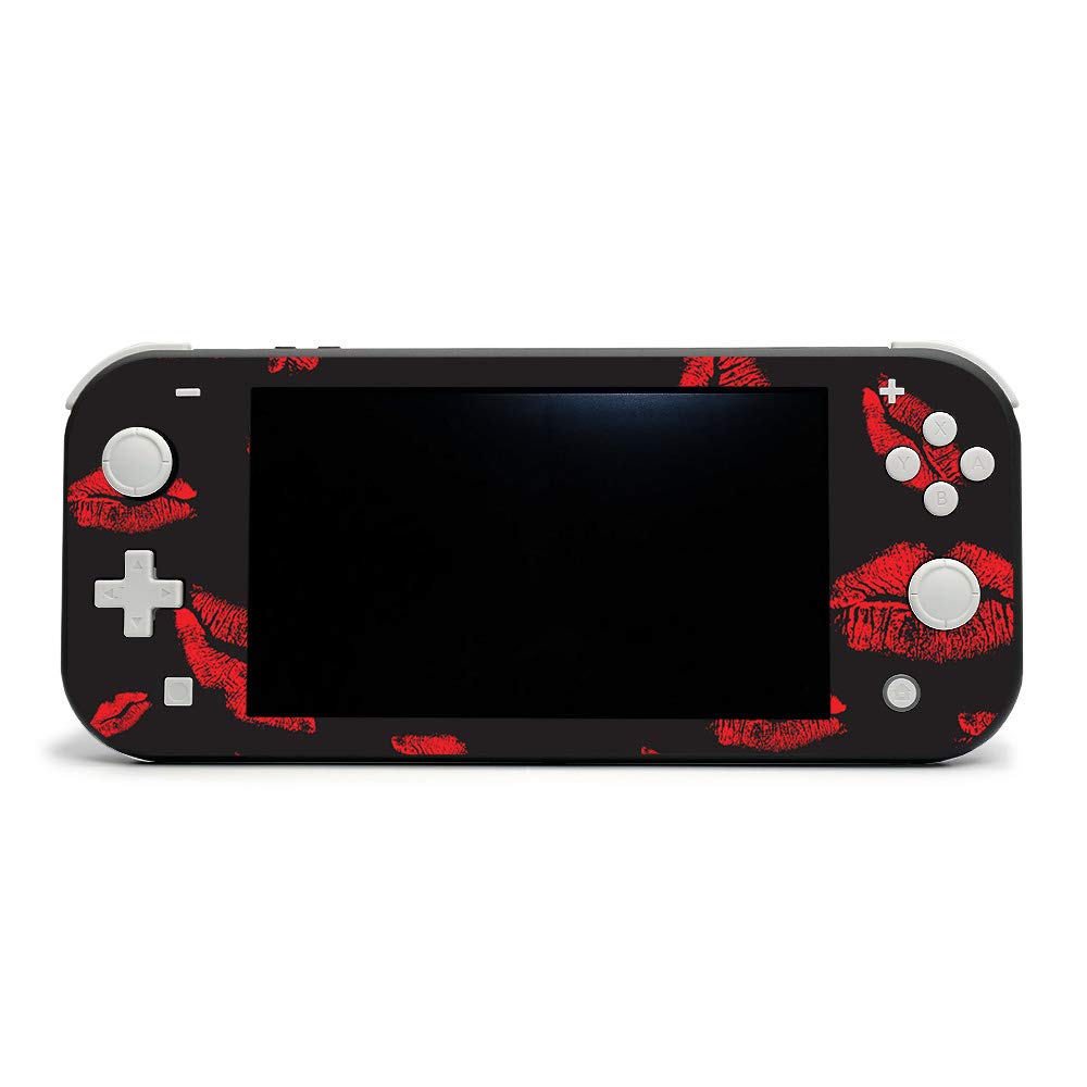 MightySkins Vinyl Decal Wrap Cover for Nintendo Switch Lite - Kiss Me Design | Protective & Durable Skin | Easy to Apply & Remove | Made in USA | Perfect for Gaming, Travel & Personalization