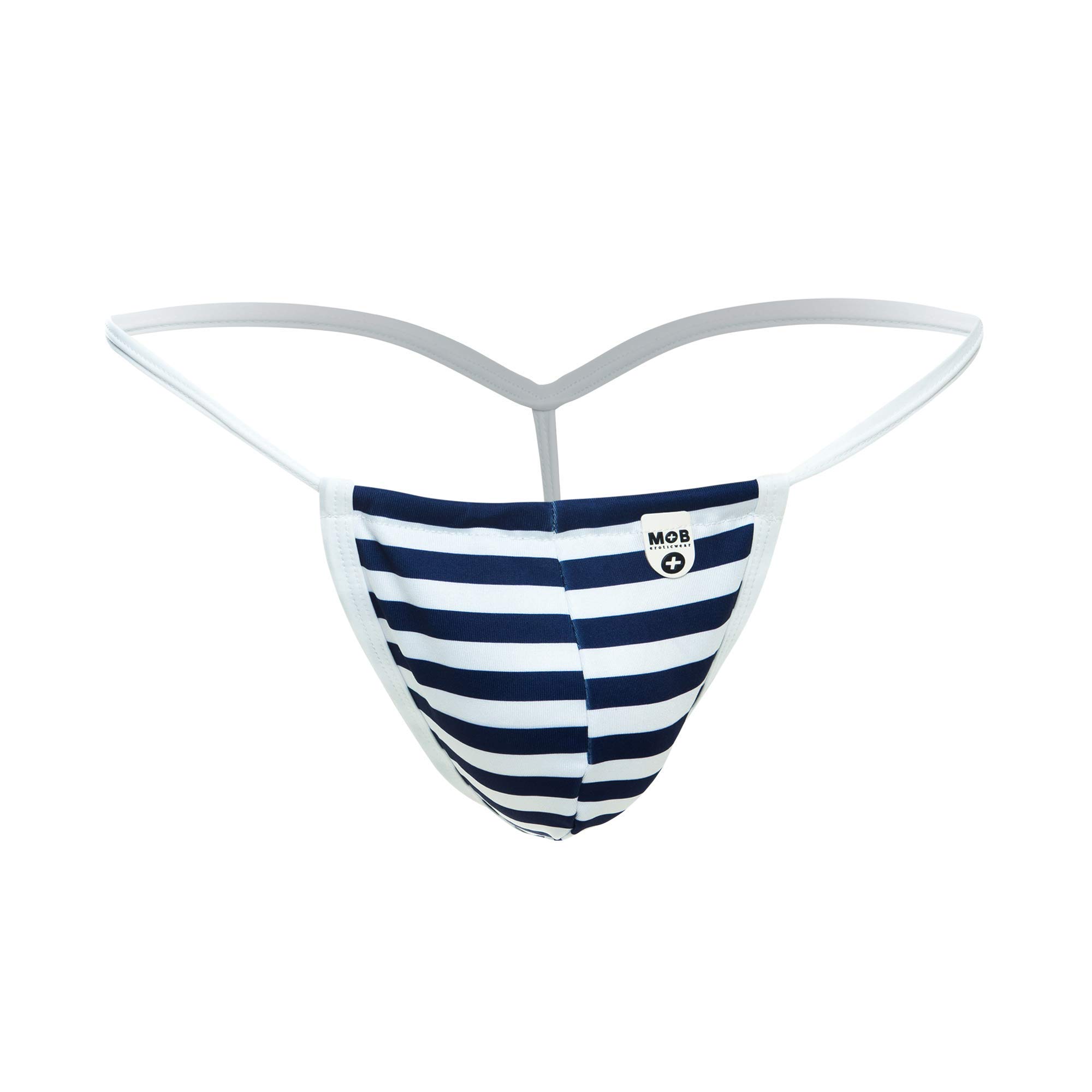 MALEBASICS MOB Print G-String Thong Underwear for Men - Sailor Design, Size L - Comfortable & Sexy Mens Underwear for Everyday Wear, Special Occasions & Intimate Moments