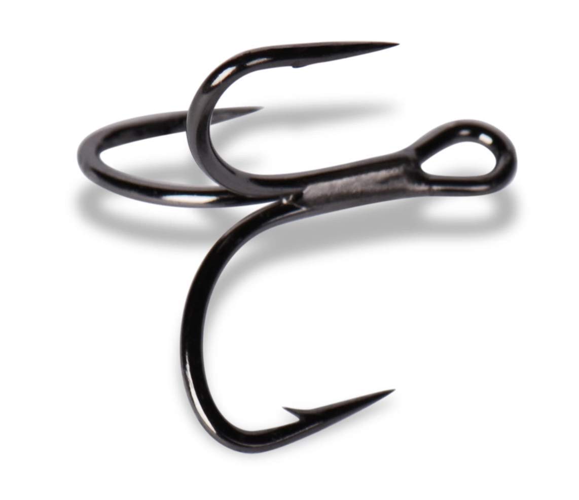Mustad KVD Elite Triple Grip Fishing Hooks #4 - UltraSharp Treble Hooks for Bass, Walleye & Freshwater Fishing - Perfect for Lures, Crankbaits & Topwater Baits