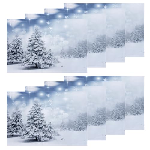Christmas Snow Tree Whitea