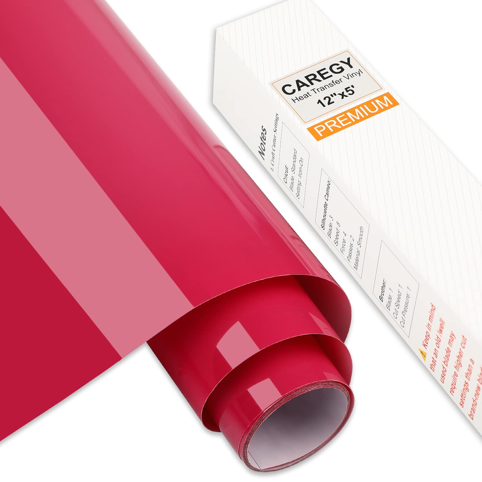 CAREGY Iron on Heat Transfer Vinyl Roll HTV - 12