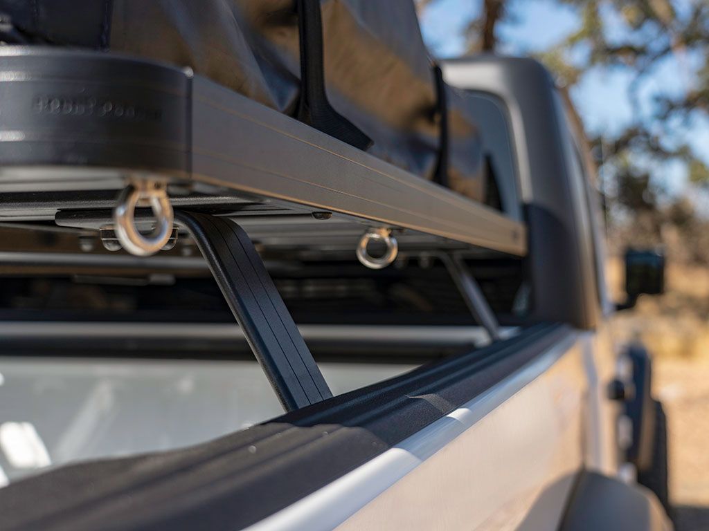 2019 Jeep Gladiator (JT) Slimline II Load Bed Rack Kit - Heavy Duty Aluminum Truck Bed Rack for Off-Road Adventures & Cargo Hauling