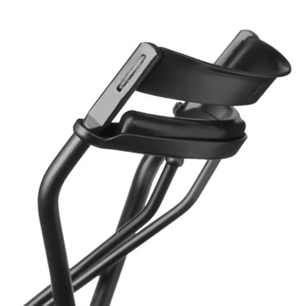 Premium Matte Black Eyelash Curler - No Pinching or Pulling Design for Beautifully Curved Lashes & Longer Lash Line | Perfect for Daily Makeup, Bridal Looks & Professional Salon Use | by POUNDXPENCE Co®