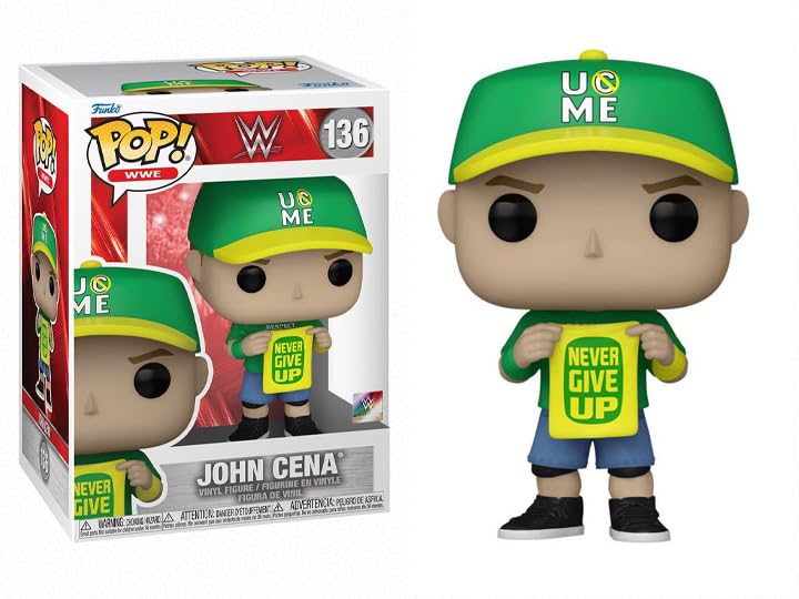 POP WWE: John Cena (Never Give Up) Funko Vinyl Figure 3.75