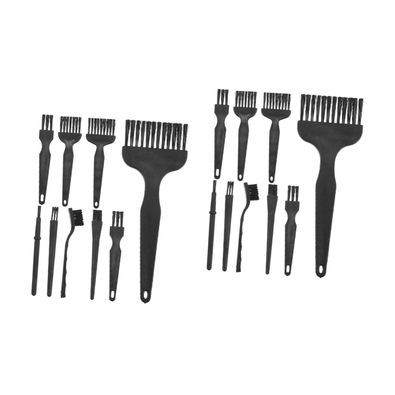 16Pcs Electric Shaver Cleaning Brush Kit - Black for Trimmer & Razor Care