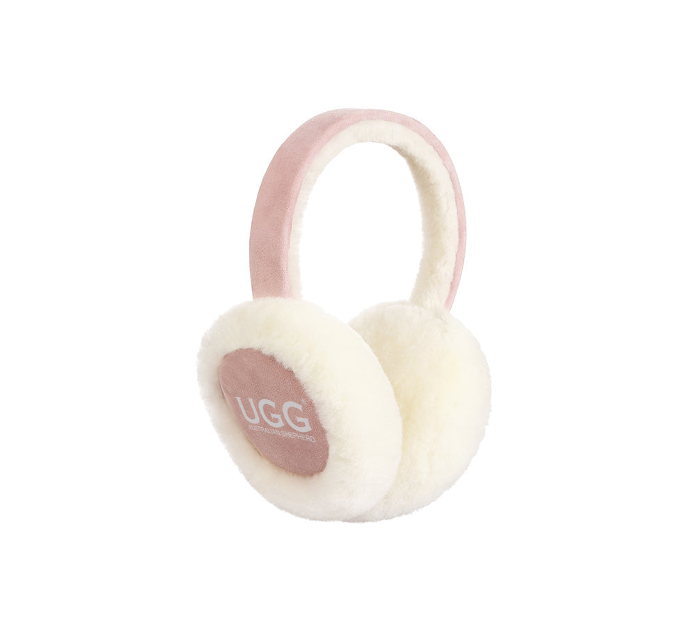 Australian Shepherd® Kids Adjustable Sheepskin Wool Earmuffs - Warm Winter Ear Protection for Boys & Girls - Perfect for Cold Weather, Snow Play & Outdoor Activities