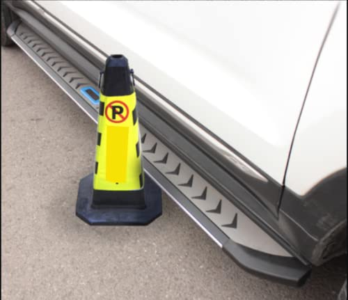 2022-2023 Nissan Pathfinder Running Boards - Silver Side Steps & Pedals for Enhanced Access & Style | Perfect for Off-Roading, Daily Commute & Family Trips