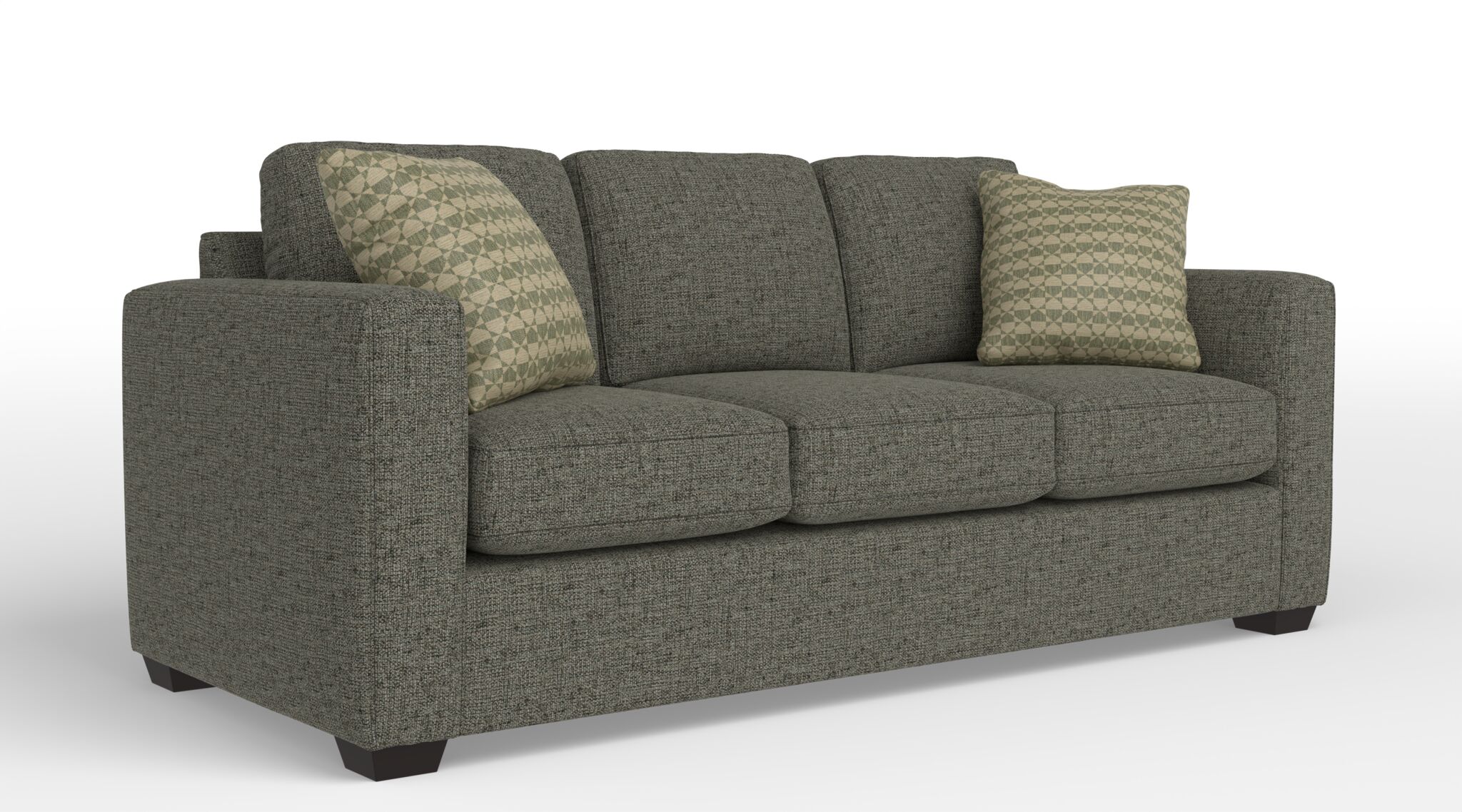 Stylish Caleb Sofa in Patina Dark Grey - Modern Living Room Furniture for Home & Office Comfort