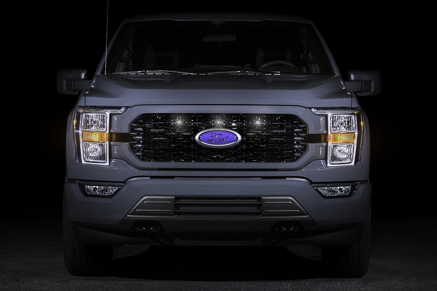 Ford F-150 Raptor Style LED Grille Light Kit - Compatible with 2021-2023 STX Models | Off-Road Lighting Upgrade for Enhanced Visibility & Style
