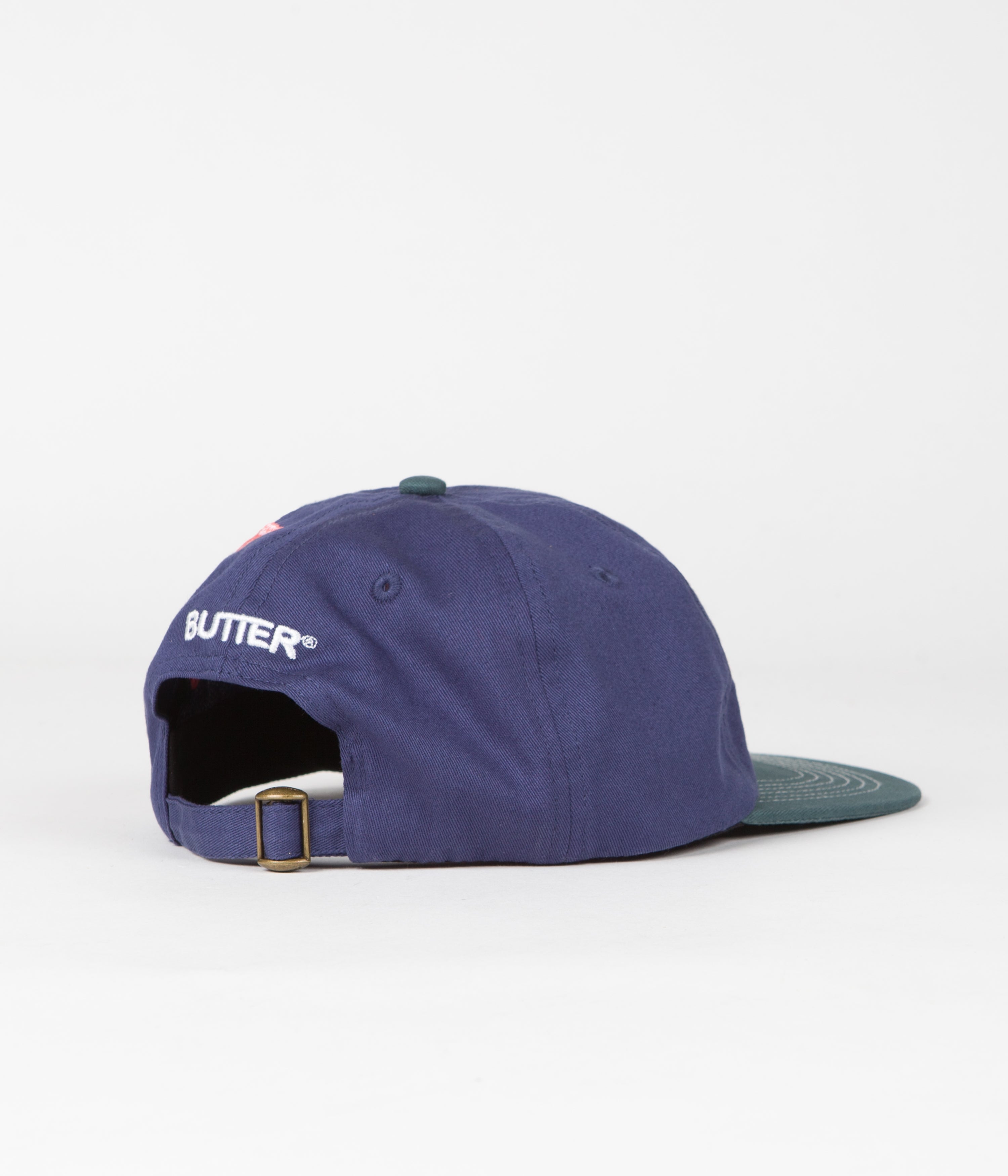 Butter Goods Butterfly Cap Navy & Forest - Stylish Snapback Hat for Men & Women - Perfect for Streetwear, Hip Hop Fashion & Outdoor Activities