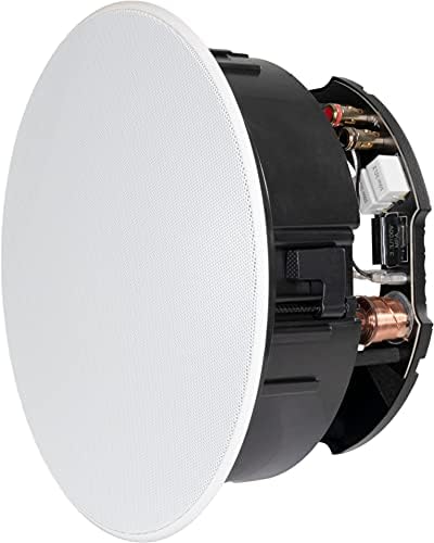 Sonance MAG8R 8-Inch 2-Way In-Ceiling Speakers (Pair) - White Paintable for Home Theater & Background Music System