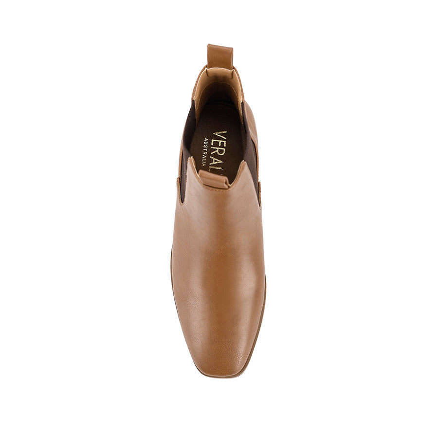 Nas II Chelsea Ankle Boots in Tan | Women's Fashion Boots for Casual & Office Wear | Waterproof & Comfortable