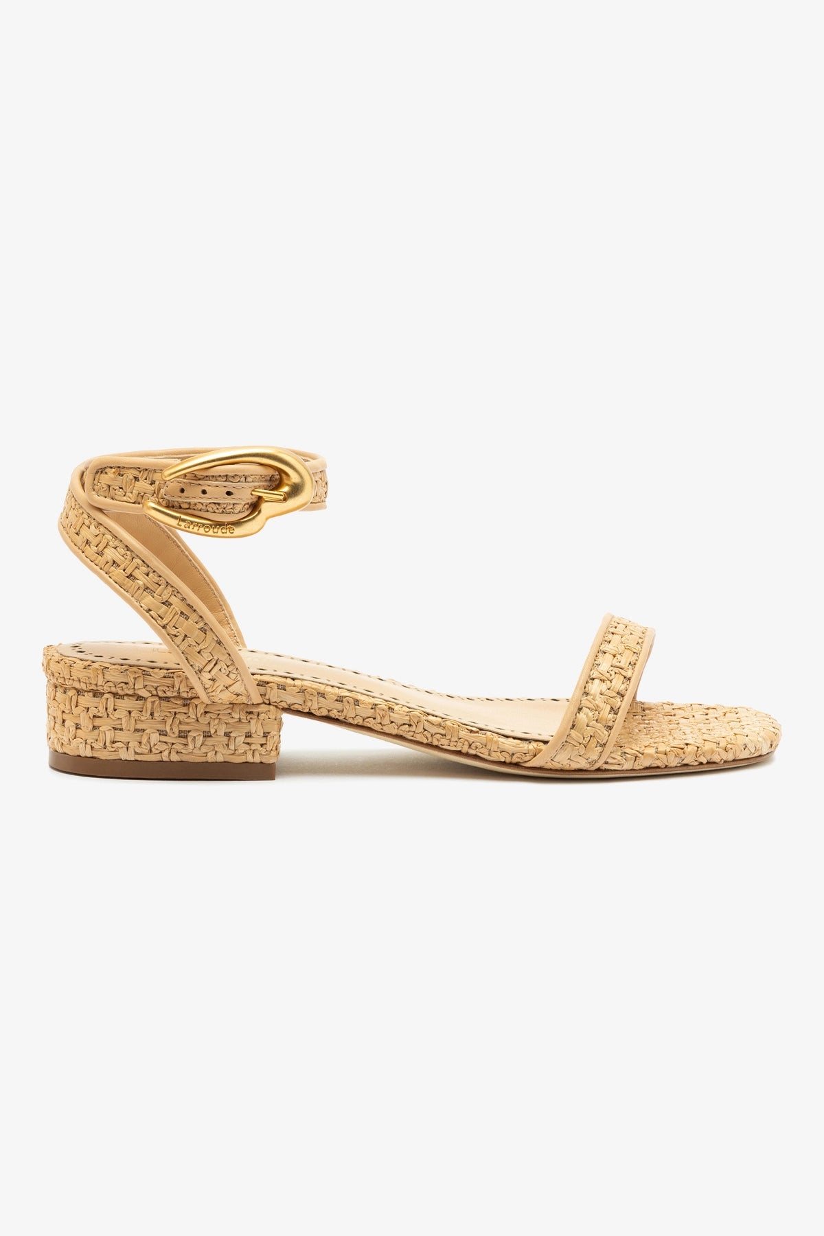 Verona Flat Sandal Women's Beige Leather & Natural Raffia Summer Sandals - Comfortable Casual Shoes for Beach, Vacation & Everyday Wear