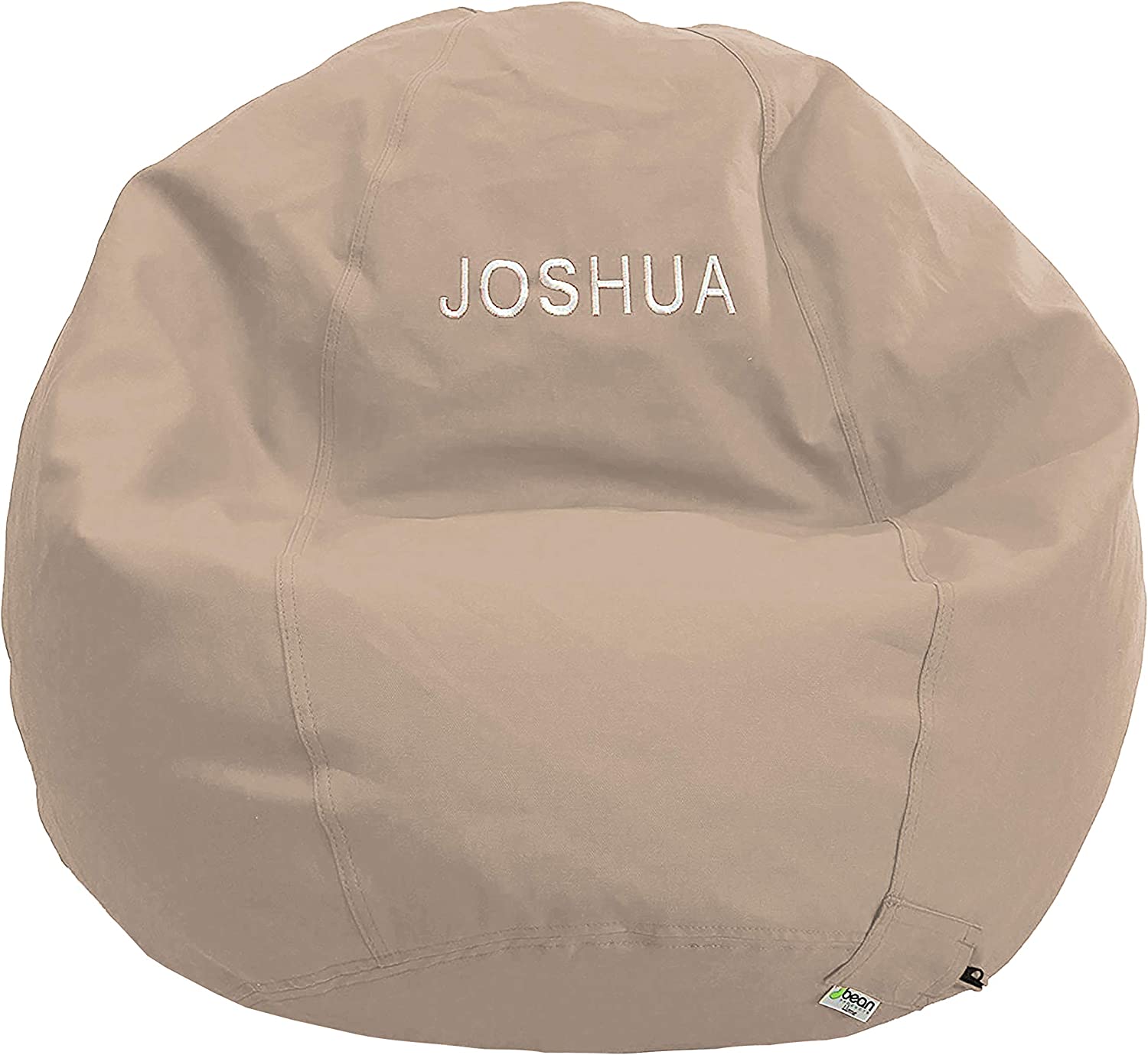 ComfyBean Adult Bean Bag Chair Cover - Organic Cotton, No Filling Included | Perfect for Living Room, Bedroom & Game Room Relaxation