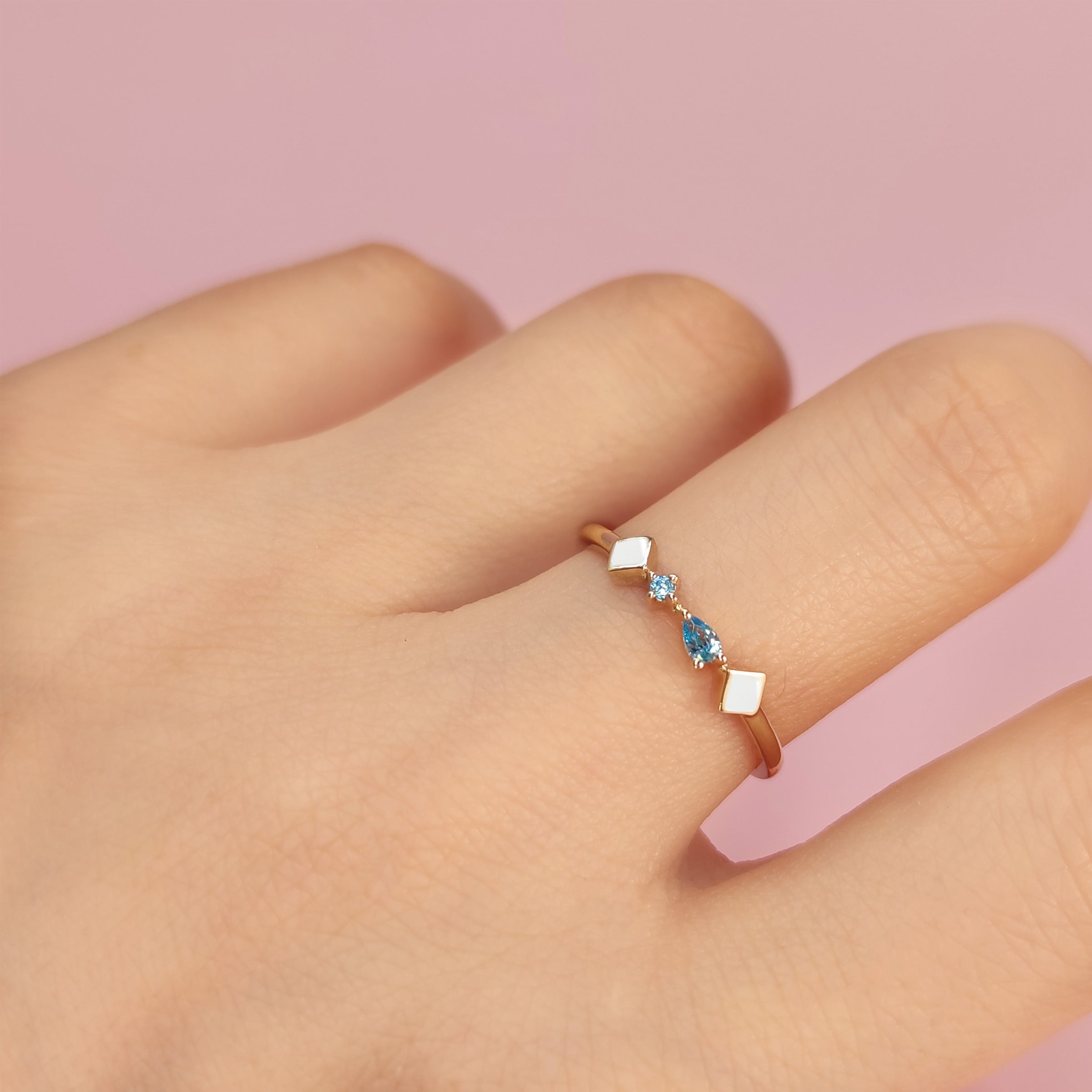 Starlit Whimsy Breast Milk Jewelry - Custom Birthstone Ring for Moms | Perfect Mother's Gift, Baby Keepsake & Memorial Jewelry | Ideal for Nursing Moms, Breastfeeding Awareness & Special Occasions