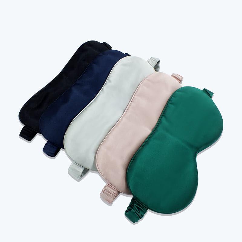 Luxury Long Fiber Silk Sleep Mask for Women & Men - Soft & Breathable Eye Cover for Travel, Meditation & Relaxation - Blackout Blindfold for Better Sleep & Stress Relief