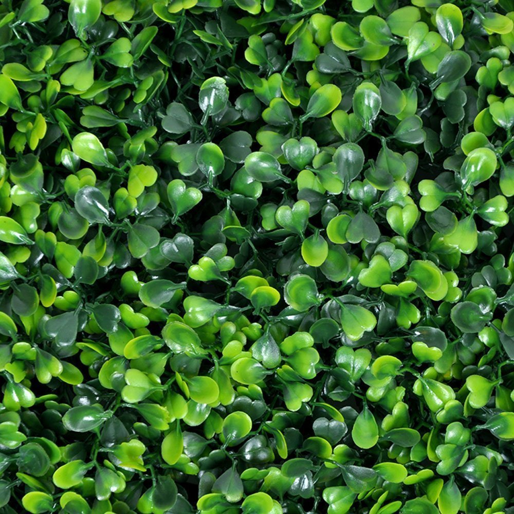 LovelyHouse 20x20 Inch Artificial Privacy Hedge Screen - UV Resistant Faux Boxwood Greenery Panel for Indoor/Outdoor Decor (24-Pack) | Perfect for Patio Privacy, Garden Walls & Balcony Decorations