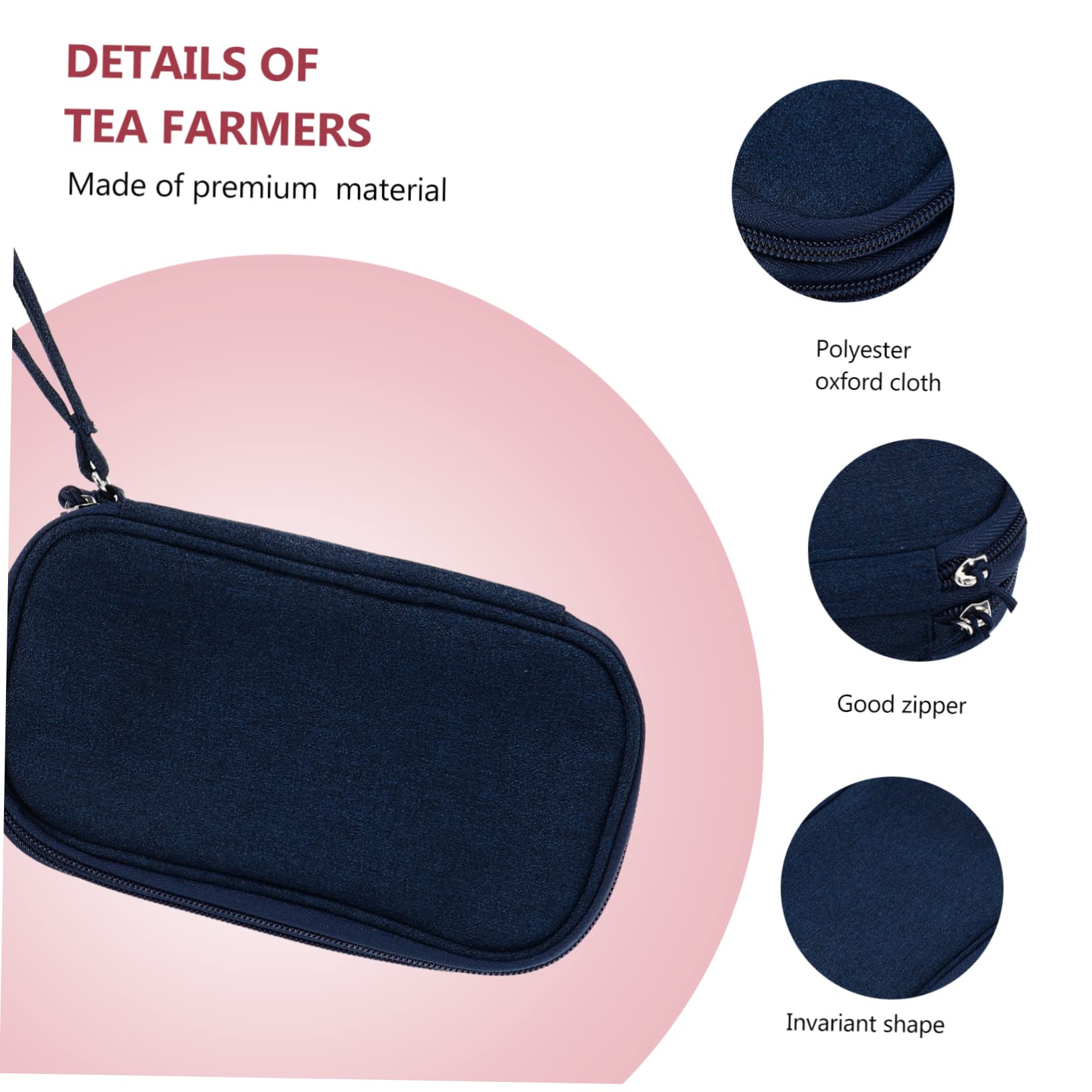 Hoement 1pc Electronic Organizer Storage Bag - USB Cable Holder, Earphone Case, Travel Gadget Organizer for U Disk, Headset & Wire Accessories - Perfect for Office, Travel and Daily Tech Organization