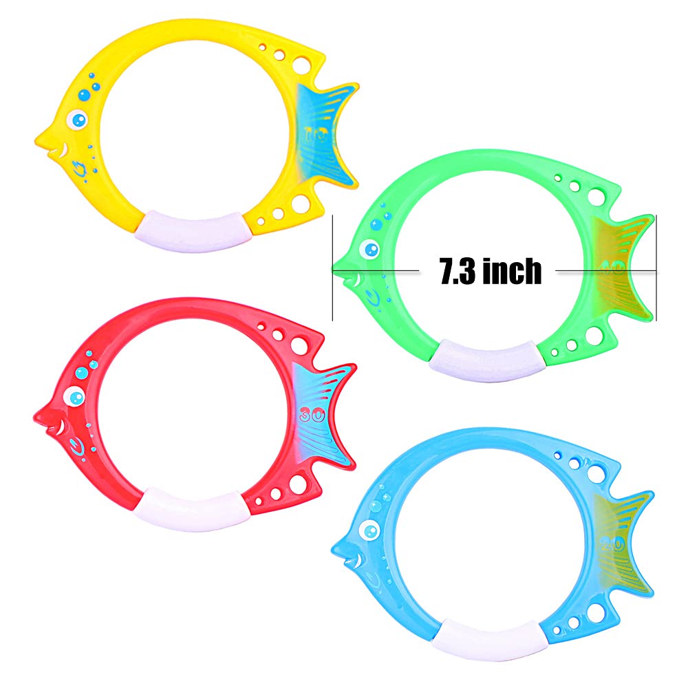 ZHFUYS Transparent Shark Pool Torpedo Toy - Fun Swimming & Diving Game for Kids & Adults - Perfect for Backyard Pools, Beach Parties & Summer Water Play