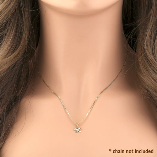 14K Yellow Gold Tiny Butterfly Pendant Necklace - Dainty & Elegant Jewelry Gift for Women - Perfect for Everyday Wear, Special Occasions & Gifting