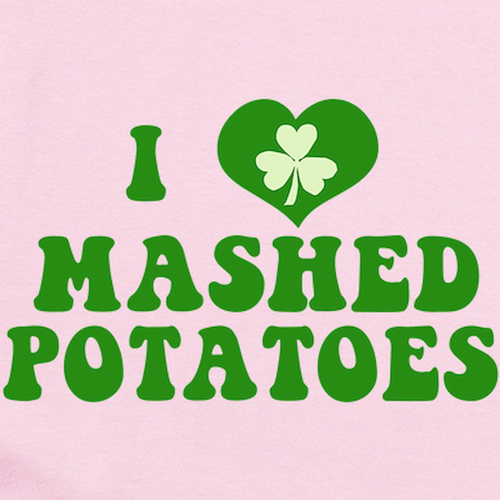 CafePress I Love Mashed Potatoes Baby Bodysuit - Adorable Infant Romper for Boys & Girls - Perfect for Family Photos, Holidays & Everyday Cuteness