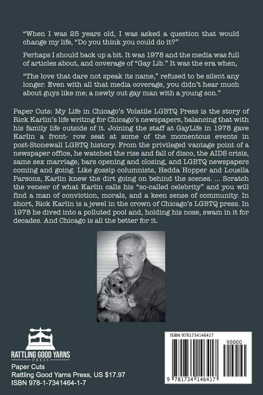 Paper Cuts: My Life in Chicago's LGBTQ Press - Memoir of Activism & Journalism | LGBTQ+ History, Chicago Culture, Coming-of-Age Story | Perfect for Book Clubs & Pride Month Reading