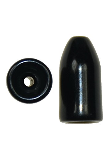 JC's Tungsten Bullet Worm Weights - 5 Pack Bulk Fishing Sinkers for Bass, Trout & Walleye - Perfect for Texas Rig, Carolina Rig & Drop Shot Fishing Techniques
