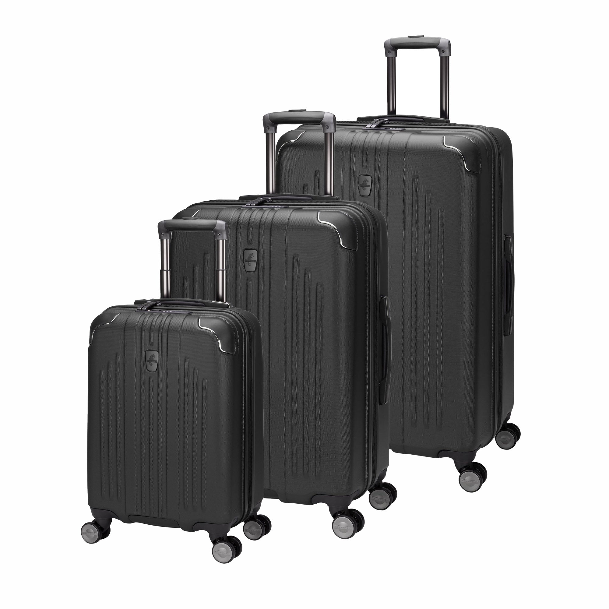 Atlantic Propeller 3-Piece Luggage Set - Lightweight Spinner Suitcase with TSA Lock for Travel, Business Trips & Family Vacations