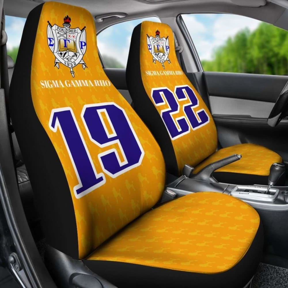Premium African Print Car Seat Covers - Sigma Gamma Rho 110728 - Stylish & Durable Protection for Cars, SUVs & Trucks - Perfect for Daily Commute, Road Trips & Special Occasions