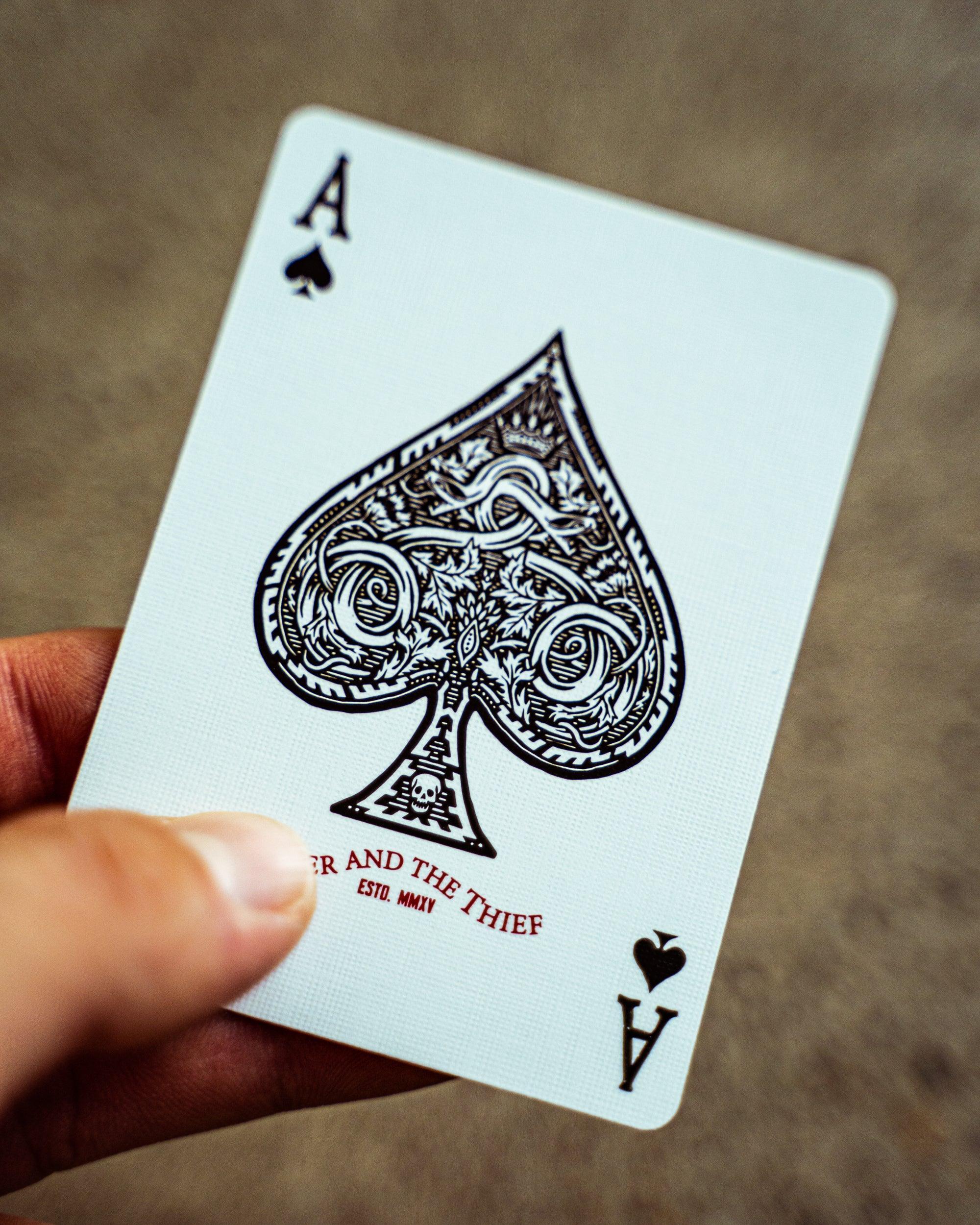 Joker and the Thief Blood Red Edition - Premium Playing Cards for Poker, Magic Tricks & Game Nights - Perfect for Collectors and Card Game Enthusiasts