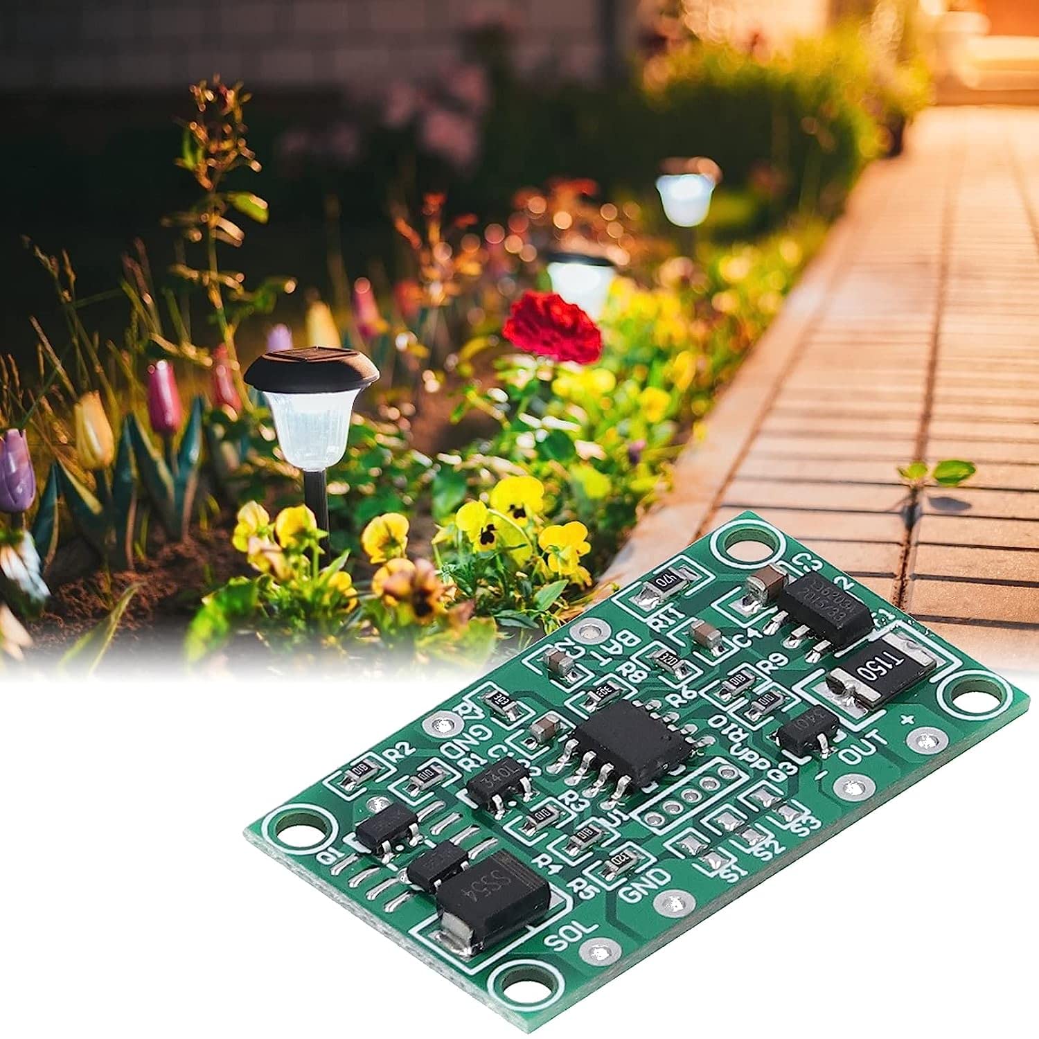 Ubersweet Solar Charge Controller for Garden & Landscape Lights - Durable & Stable