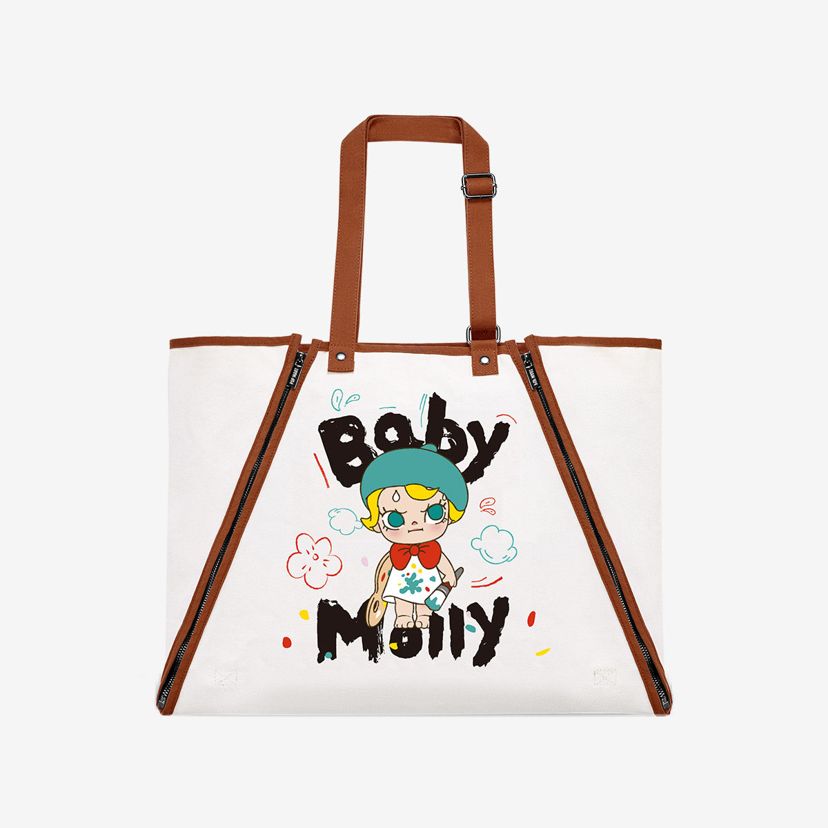 NEWPOP MART Baby Molly When I was Three Series Cute Cartoon Shoulder Bag for Women Girls - Perfect for School, Travel, and Daily Use