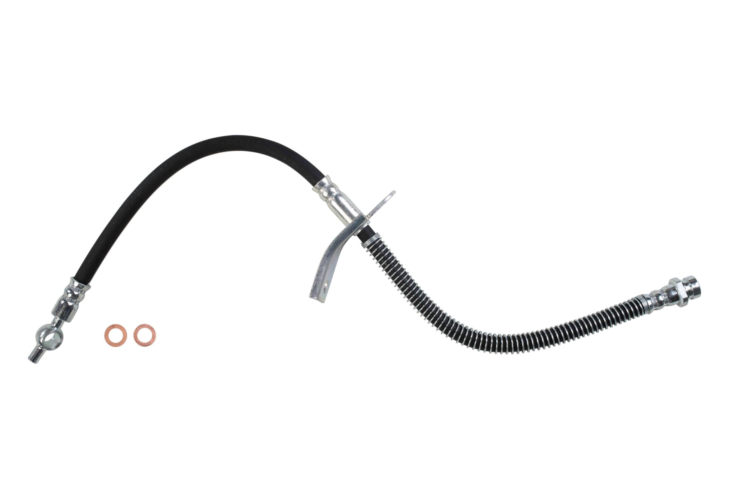 Sunsong 2201389 Brake Hydraulic Hose Replacement for Cars & Trucks - High Performance Brake Line Kit - Durable Rubber Hose with Fittings - Perfect for Automotive Repair and Maintenance