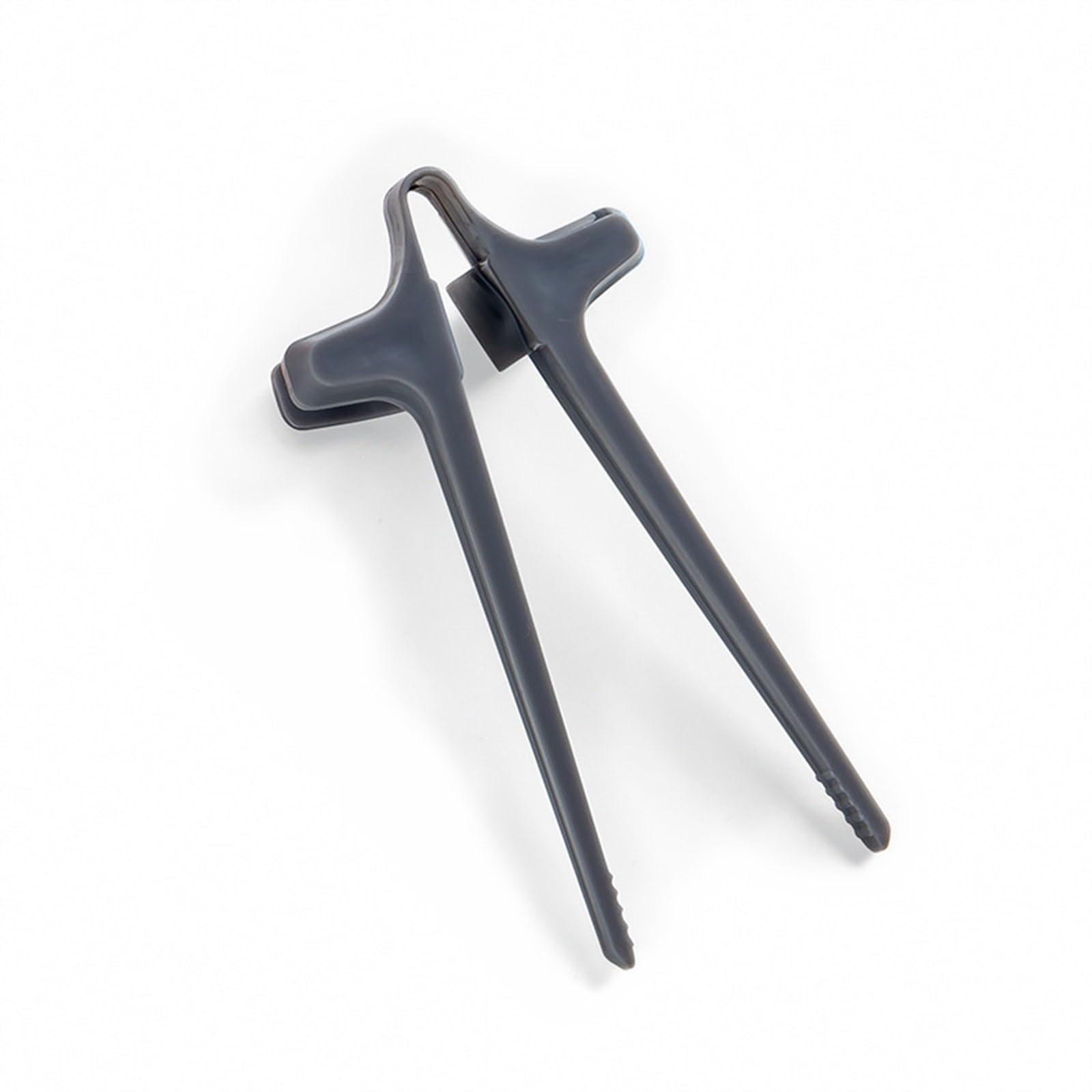 Premium Stainless Steel Hair Removal Tweezers - Non-Slip Grip for Eyebrow Shaping & Facial Hair Plucking | Also Great as Snack Tongs, Food Picking Utensil & Craft Tool (Grey)
