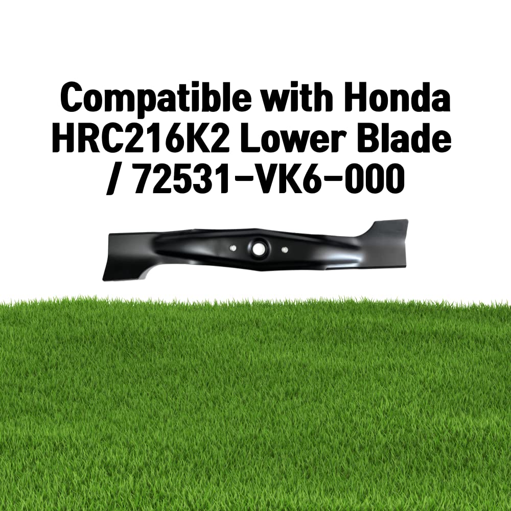 All That Garden Replacement Lawn Mower Blades - Compatible with Honda HRC216K2, 72511-VK6-000 & 72531-VK6-010 - Durable Mower Replacement Parts for Lawn Care & Yard Maintenance (Set of 2)