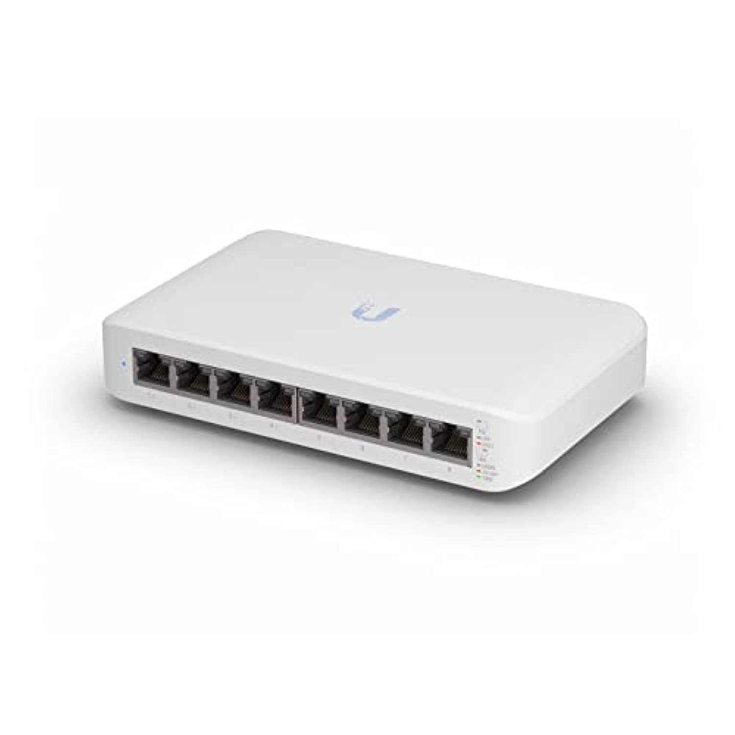 Ubiquiti UniFi Switch Lite 8 PoE | 8-Port Gigabit Ethernet Switch with 4 PoE+ 802.3at Ports (USW-Lite-8-PoE) - White | Ideal for Home Office, Small Business & Smart Home Network Setup