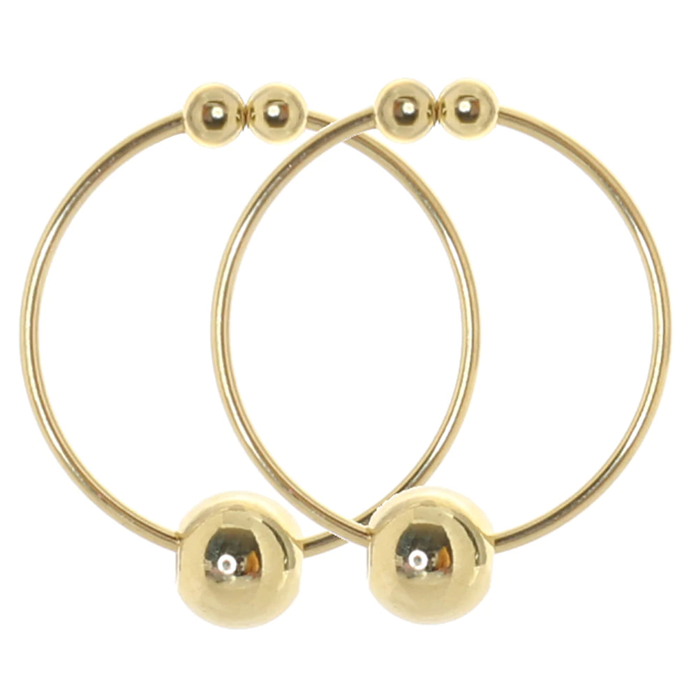 Non-Piercing Magnetic Nipple Rings for Women & Men - Hypoallergenic Fake Nipple Jewelry - Perfect for Costumes, Parties & Sensual Play