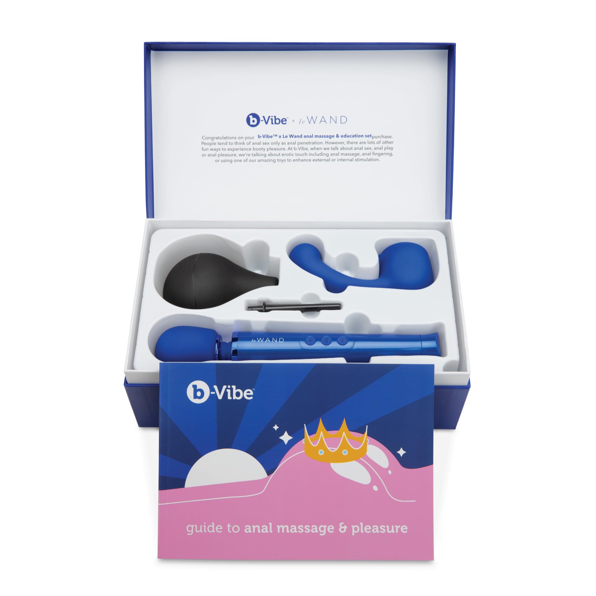 Premium b-Vibe Anal Training Plug Set - Couples Adult Massager & Education Kit for Anal Play, Prostate Stimulation & Sexual Pleasure | Perfect for Beginners, Couples & Solo Play at Home