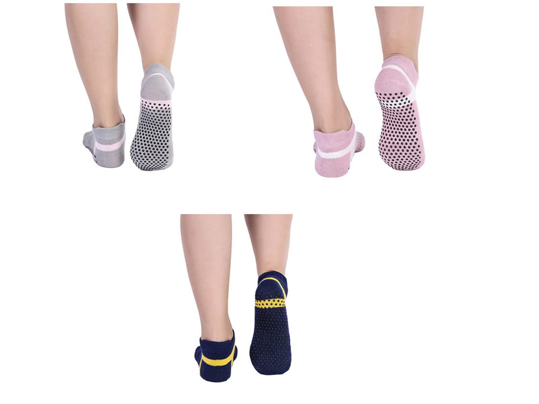 Anti-Slip Grip Socks for Pilates, Barre & Yoga - Non-Skid Workout Socks for Men & Women - Perfect for Home Fitness, Dance Studios & Gym Workouts