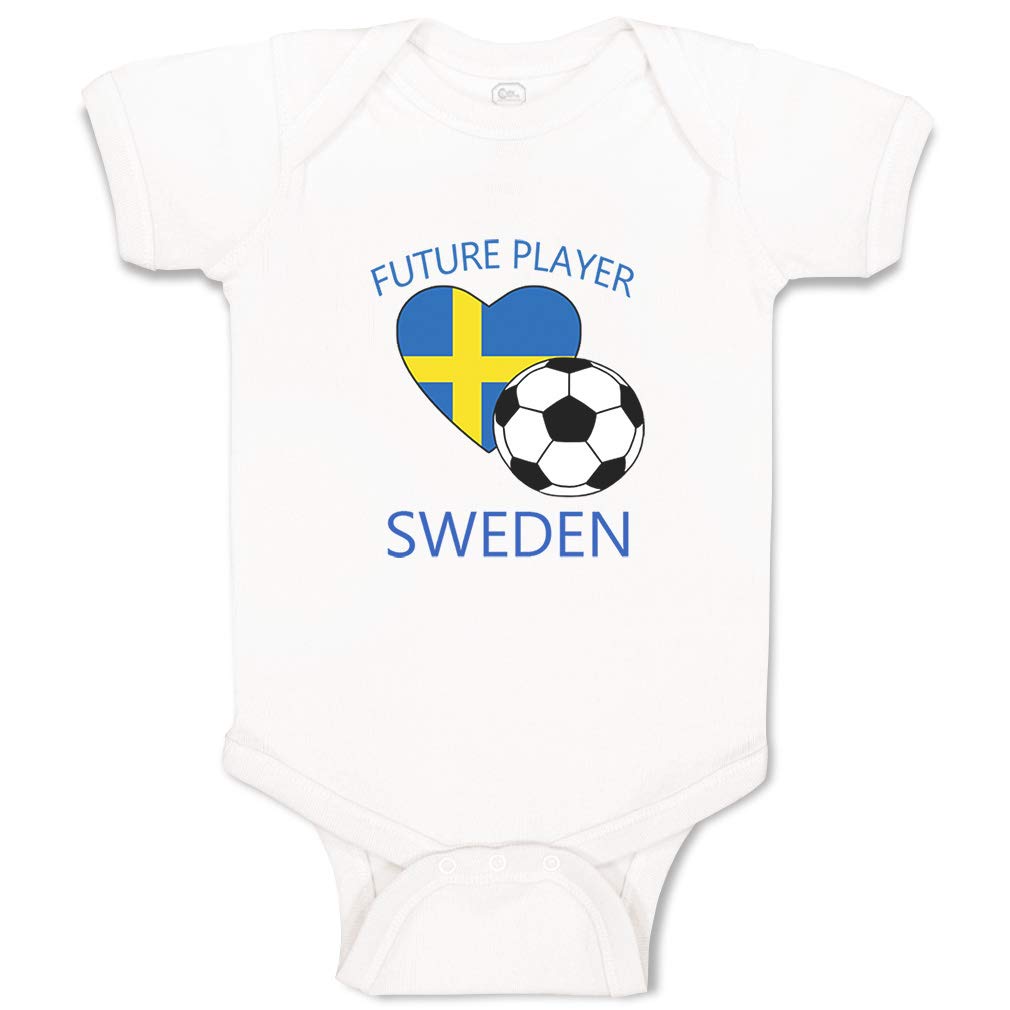 Custom Personalized Baby Bodysuit - Future Soccer Player Design - Funny Cotton Infant Clothes for Boys & Girls (0-24 Months) - Perfect for Birthday Gifts, Photo Shoots & Soccer-Themed Events