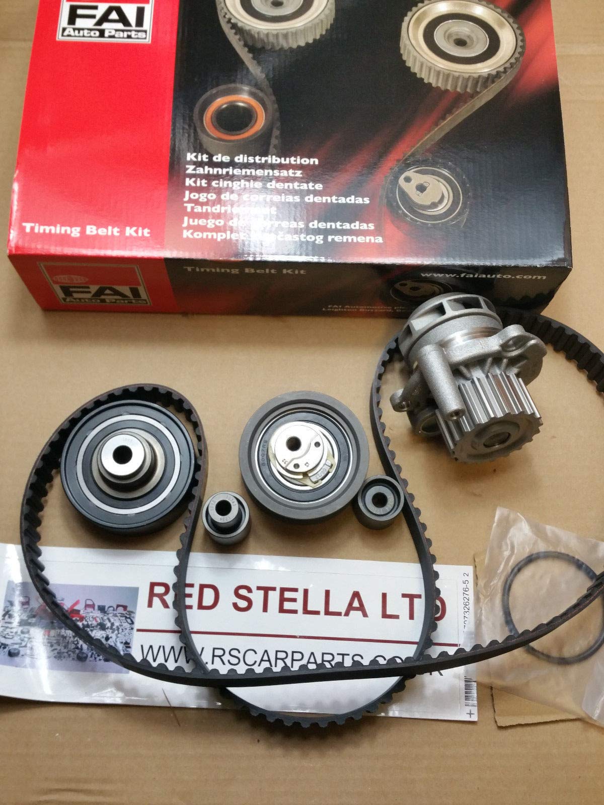 TBK146-6129 FAI Timing Belt Super Kit with Water Pump - High-Quality OE Replacement for Smooth Engine Performance | Perfect for Honda, Toyota, Nissan & More - DIY Car Maintenance & Engine Repair