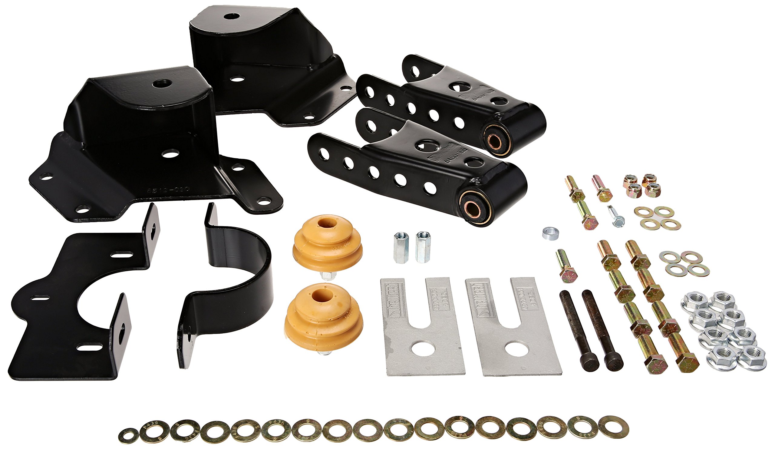 Belltech 6514 Shackle and Hanger Kit for Chevy/GMC Trucks & SUVs - Heavy Duty Suspension Lift Upgrade for Off-Roading & Towing