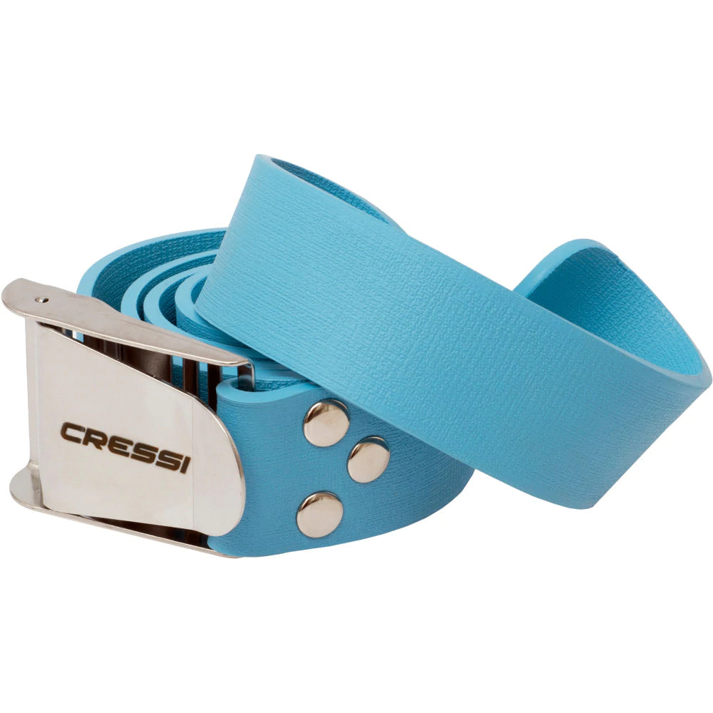 Cressi Quick Release Elastic Blue Snorkeling Fin Straps - Comfortable & Adjustable for Scuba Diving, Swimming & Water Sports