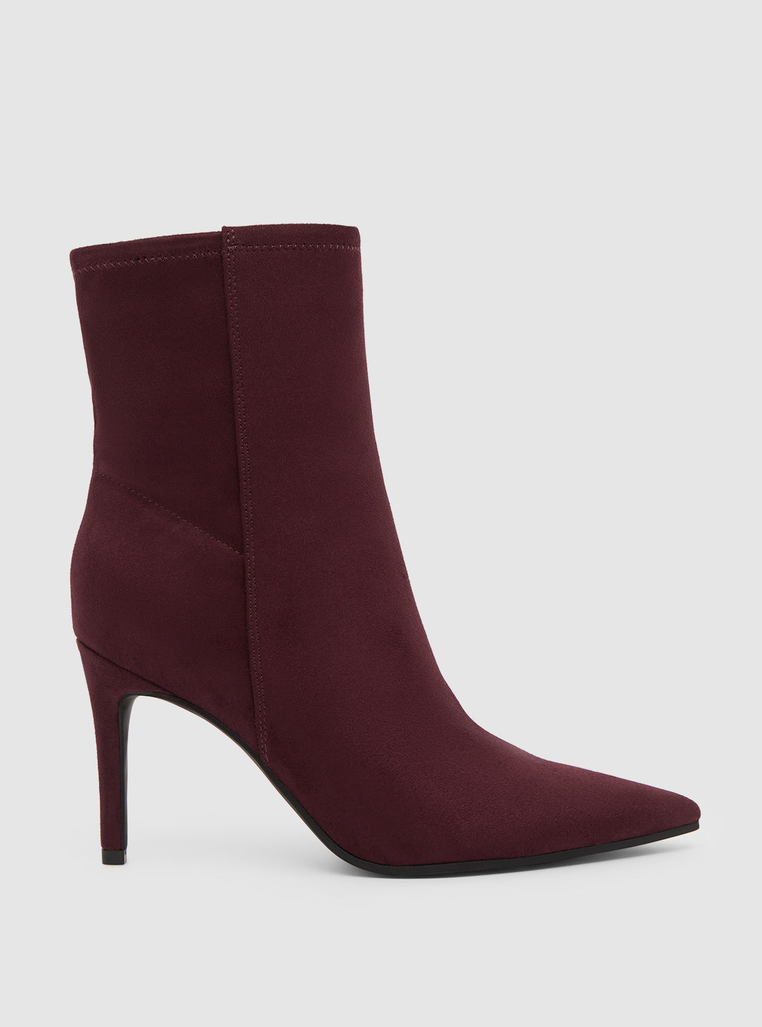 Stylish Dark Red Richery Boots for Women - Comfortable Winter Ankle Boots with Non-Slip Sole | Perfect for Outdoor, Office & Casual Wear