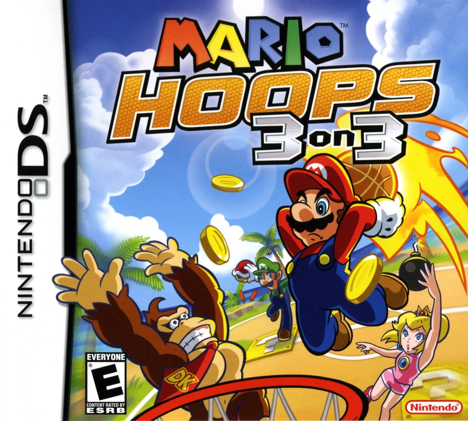Mario Hoops 3 On 3 Basketball Game for Nintendo DS - Fun Multiplayer Sports Action for Kids & Adults - Perfect for Family Game Nights & Travel Entertainment