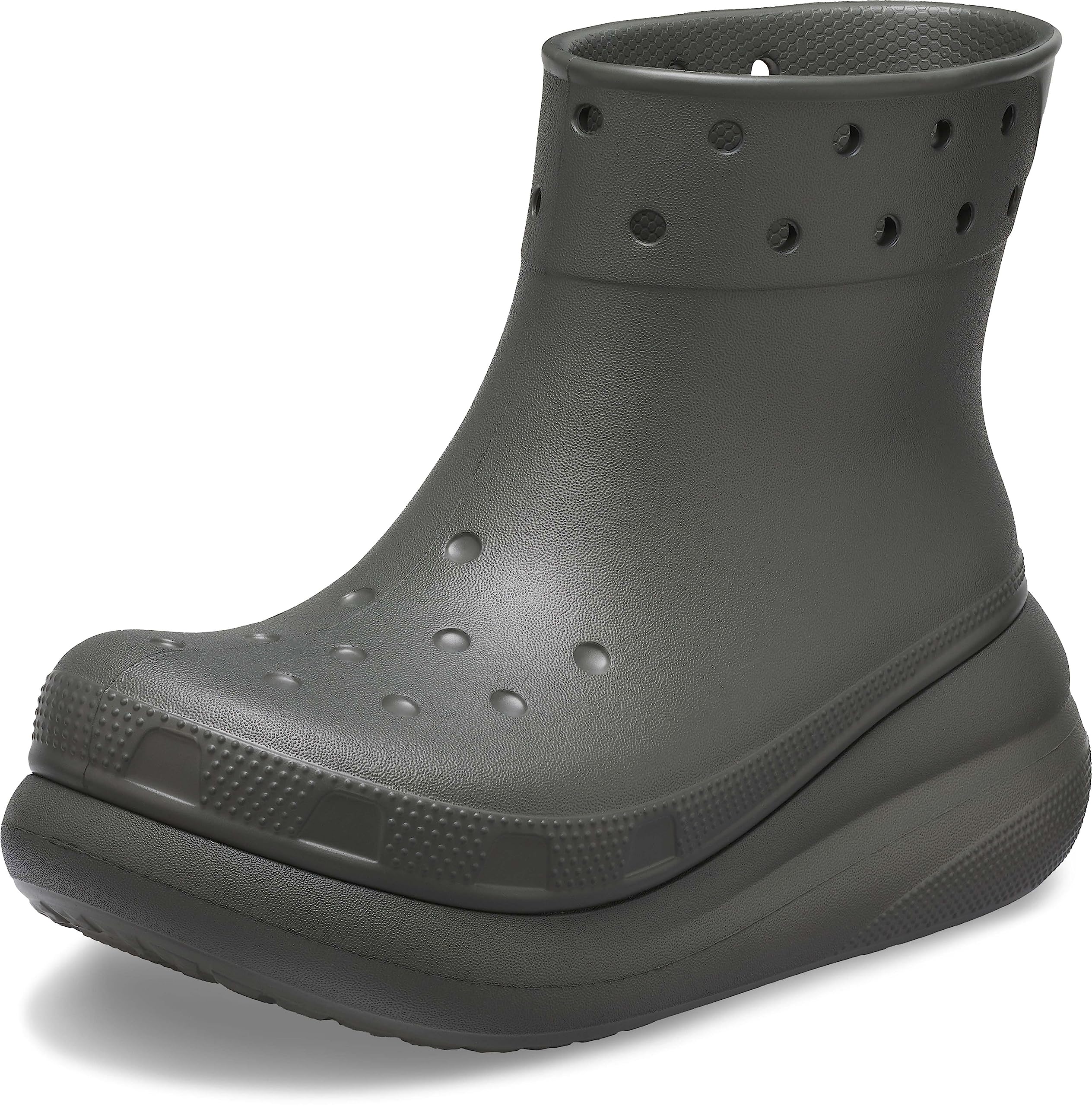 Crocs Unisex-Adult Crush Boot - Waterproof Winter Snow Boots for Men & Women - Comfortable Slip Resistant Shoes for Hiking, Camping & Outdoor Activities
