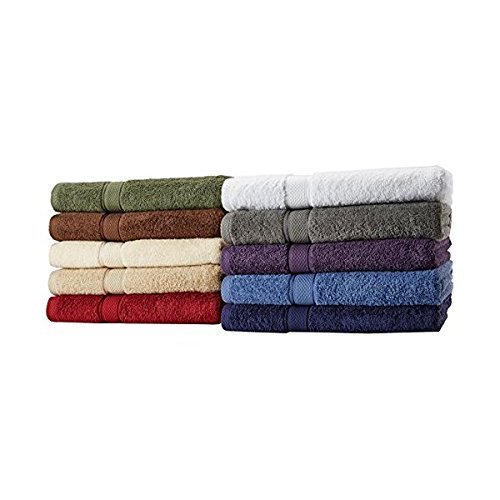 Premium 800 GSM Luxury Hotel & SPA Bath Towel Set - 6 Piece Terry Cotton Towels (Navy Blue) for Bathroom, Guest Room & Spa Relaxation
